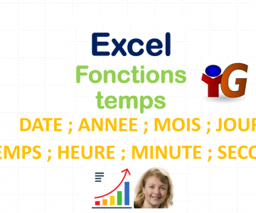 Excel Fonctions temps - DCG (Diplôme Comptabilité et Gestion) - UE08 (Système d'Information et de Gestion)