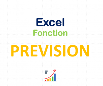 Fonction Excel PREVISION