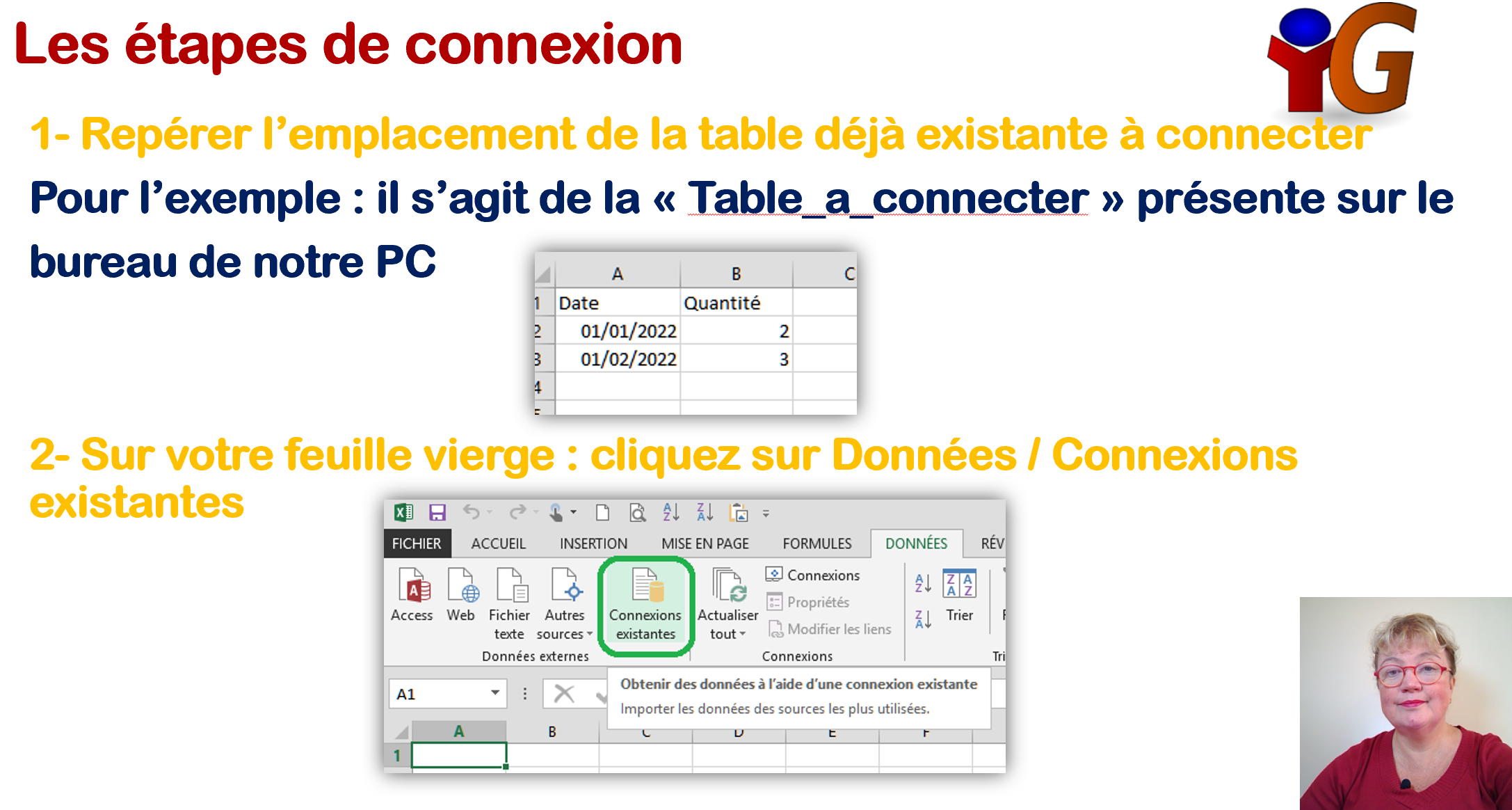 excel connexions