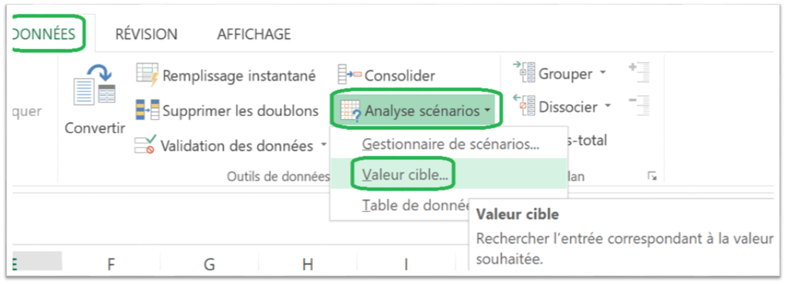 valeur cible