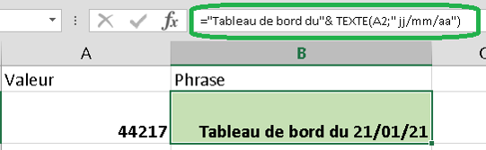 Fonction Texte
