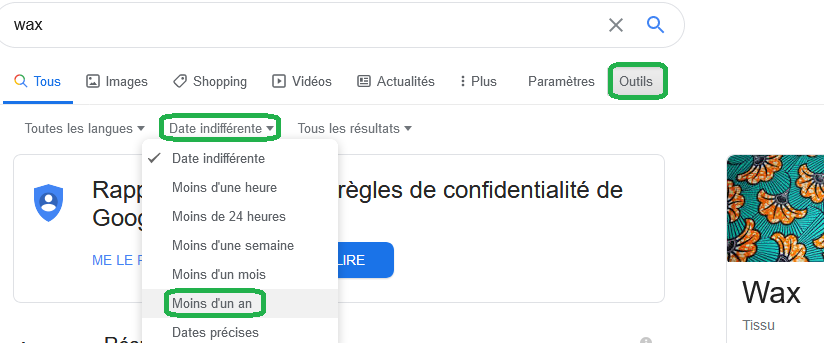 Date de parution