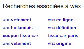 Mots associés