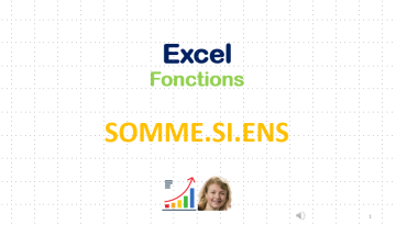 Excel fonction Somme.Si.Ens - DCG (Diplôme Comptabilité et Gestion) - UE08 (Système d'Information et de Gestion)