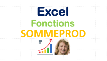 Excel fonction Sommeprod - DCG (Diplôme Comptabilité et Gestion) - UE08 (Système d'Information et de Gestion)