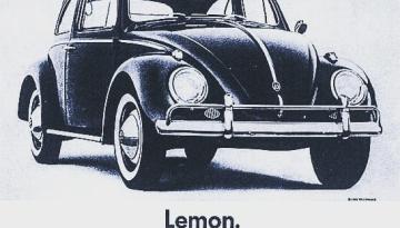 La publicité américaine Volkswagen Coccinelle "Lemon" 