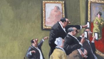 Le peintre Thomas Bossard