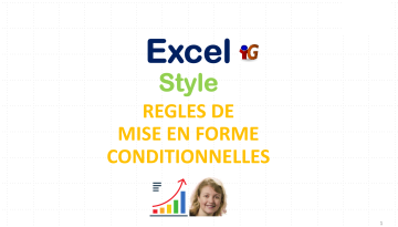 Excel règles de mise en forme conditionnelle - DCG (Diplôme Comptabilité et Gestion) - UE08 (Système d'Information et de Gestion)