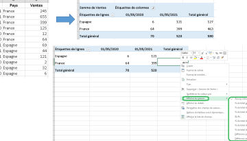 Excel Tableau Croisé Dynamique : Afficher les valeurs en %
