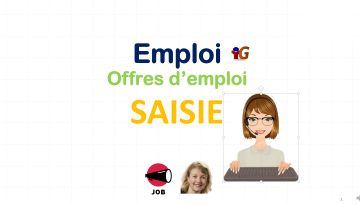 Les offres d'emploi et les différents métiers concernant la saisie de données