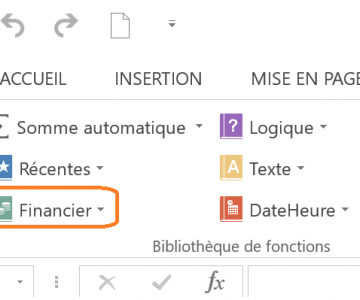 Excel fonctions financières sur les emprunts - DCG (Diplôme Comptabilité et Gestion) - UE08 (Système d'Information et de Gestion)