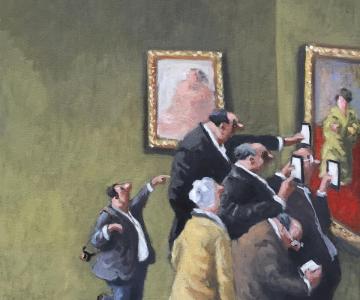 Le peintre Thomas Bossard