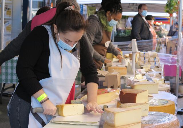 Découpe du fromage