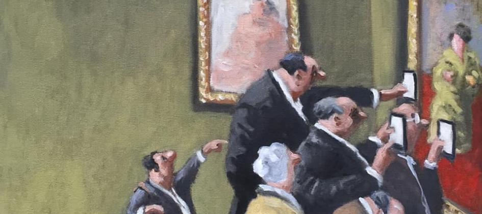 Le peintre Thomas Bossard