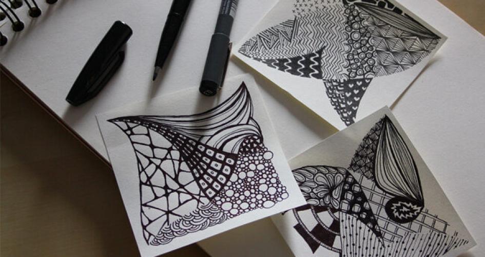 Le Zentangle : une technique d'art thérapie à la portée de tous